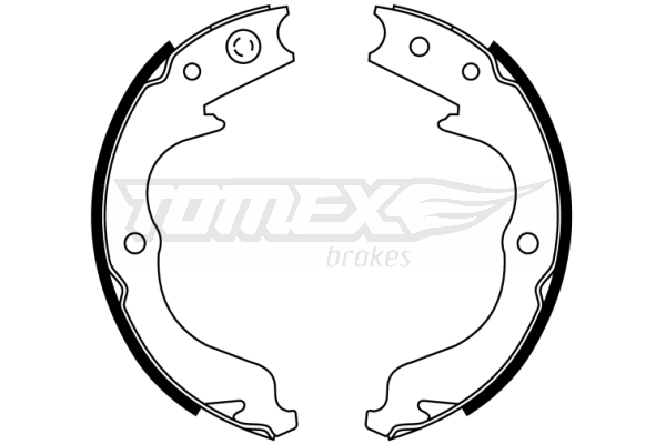 Sada brzdových čeľustí TOMEX Brakes